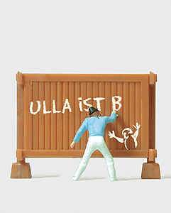 Preiser Kg - Graffiti Artist - HO Scale