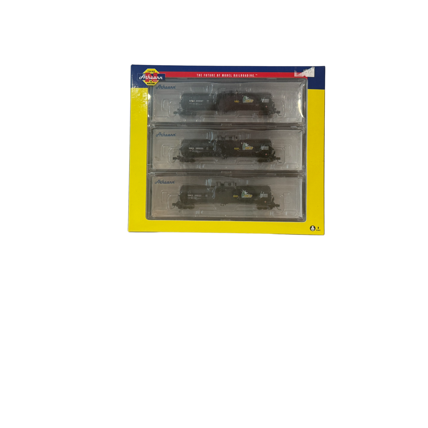 Athearn (24358) • Ethanol Tank Car • Minnesota Corn Processors (MNCX) • 3 Tank Set • N Scale (Pre-Owned)
