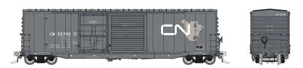 Rapido NSC 5304 Plug & Sliding Door Boxcar (173005) | Canadian National #557115 | HO Scale