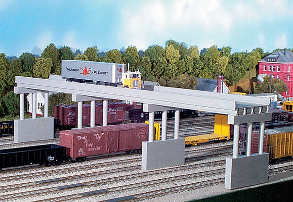 Rix Products (113) | Modern Highway Overpass | Kit | HO Scale