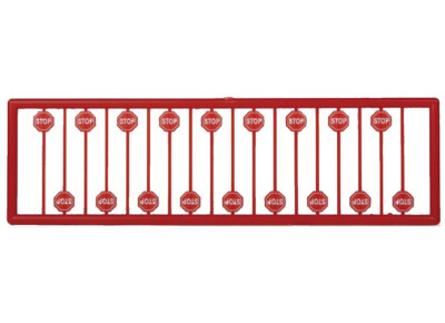 Tichy Train Group - Stop Signs - Modern (Post 1954) - 18 pieces - N Scale