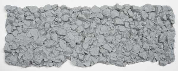 Chooch Enterprises - Flexible Textured Freight Car Load Sheets - Stone Rip Rap (Large) - HO Scale