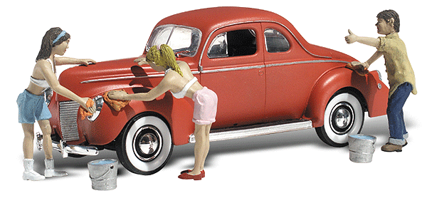 Woodland Scenics AutoScenes(R) - Suds & Shine - N Scale