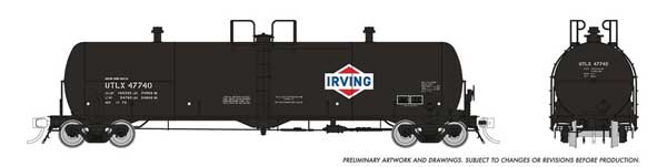 Rapido Procor GP20 20,000-Gallon Tank Car - Irving Oil ULTX - HO Scale