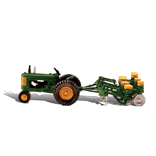 Woodland Scenics (5565) | AutoScenes(R) Tractor and Planter | HO Scale