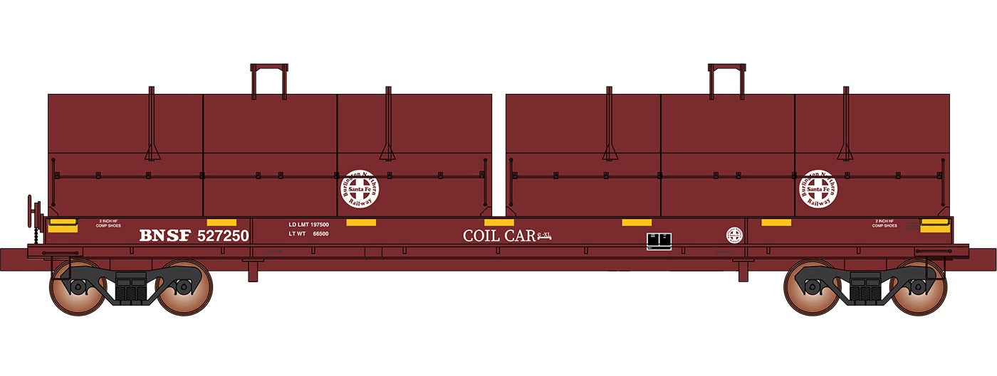 InterMountain Evans 100-Ton Coil Car - BNSF #527261 - HO Scale