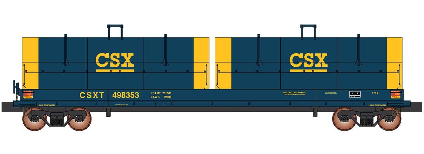 InterMountain Evans 100-Ton Coil Car - CSX #498284 - HO Scale
