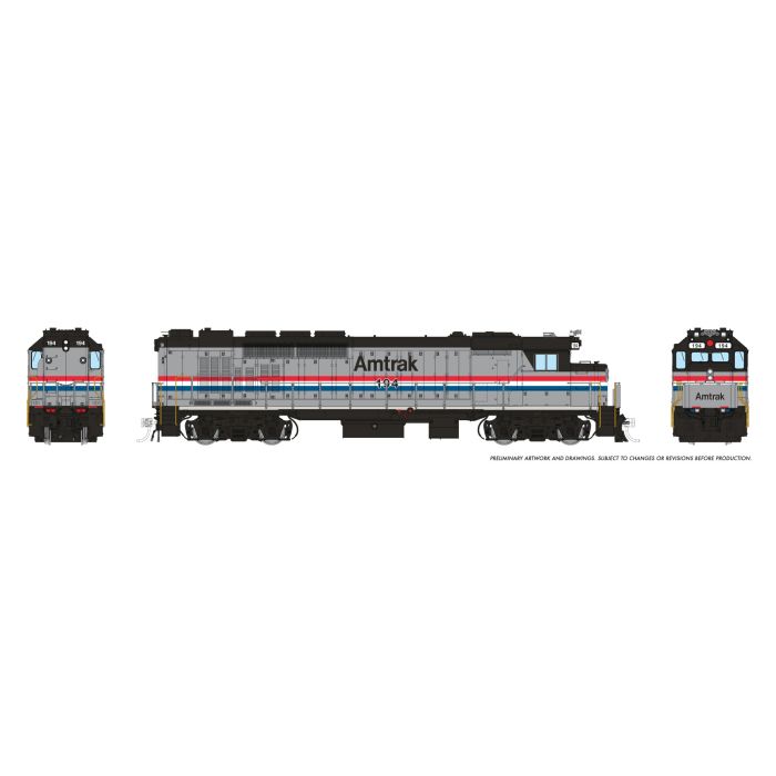 Rapido GP40TC (34011) | Amtrak #194 Phase 3 | DC No Sound | HO Scale