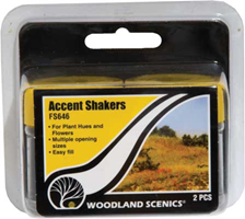 Woodland Scenics Field System Accent Shakers, Pkg of 2, All Scales