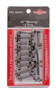 InterMountain 36" Wheel Sets, 12-Pack, HO Scale