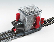 Bachmann, Ballast Spreader Car, with shutoff and Height Adjustment, HO Scale