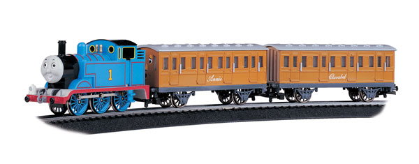 Bachmann Thomas & Friends(TM) - Thomas the Tank Engine w/ Annie & Clarabel Train Set - HO Scale