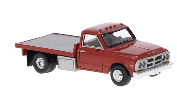 Brekina Automodelle - 1981 GMC Sierra Grande Flatbed Truck - Assembled - HO Scale