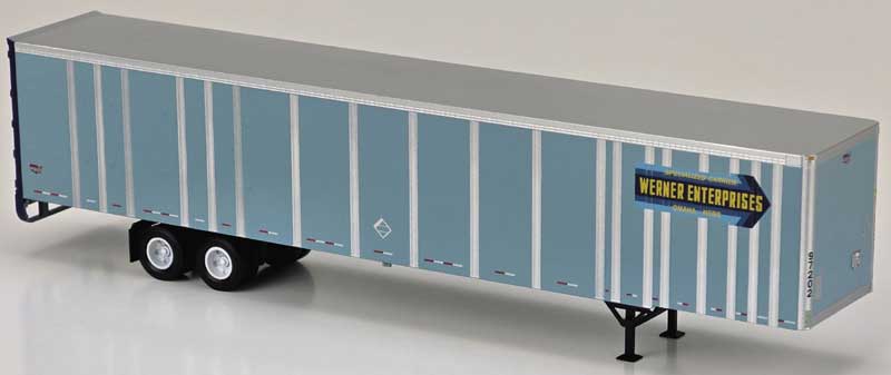 Bowser (43301) | 53' Platewall Highway Trailer | Assembled | Werner #97202 | HO Scale