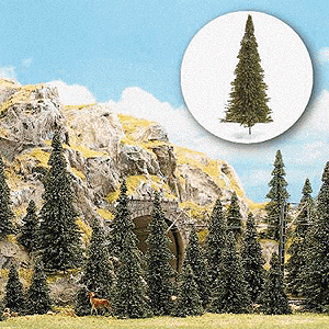 Busch Gmbh & Co Kg - Pine Trees - Pkg of 30 - All Scale