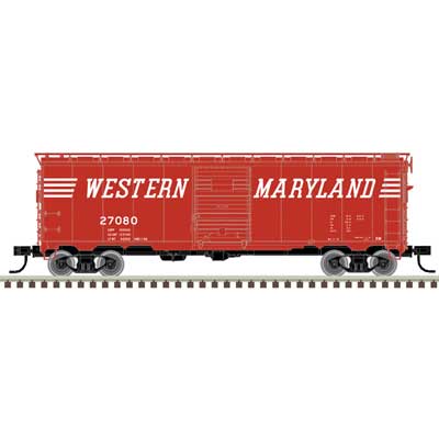 Atlas Master(R) 1932 ARA 40' Steel Boxcar - Western Maryland #27625 - HO Scale