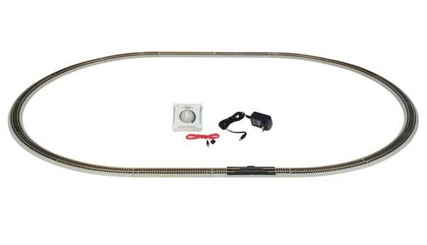 Bachmann 18" Radius Track Oval Set - Power Pack & Controller - HO Scale