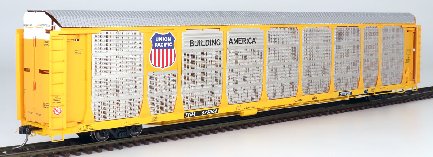 InterMountain Bi-Level Autorack - Union Pacific #975352 - Building America - HO Scale