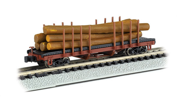 Bachmann Silver Series(R) ACF 40' Log Car - 1935-1960 Version - N Scale