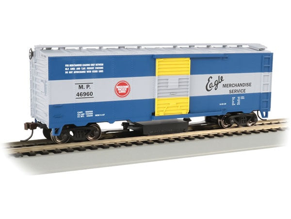 Bachmann Silver Series(R) Track Cleaning 40' Boxcar w/ Removable Dry Pad - Missouri Pacific #46960 - HO Scale
