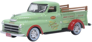 Oxford Diecast - 1948 Dodge B-1B Pickup Truck - Assembled - Dan's Service Garage - HO Scale