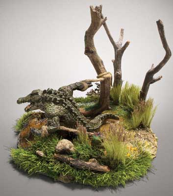 Woodland Scenics (6584) • Static Grass 9/32" 7mm Tall • All Game Terrain • Medium Green • All Scales
