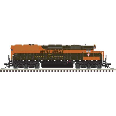 Atlas Master(R) Silver EMD SD45 Low Nose (40005993) | Great Northern #400 | Hustle Muscle | Standard DC | N Scale