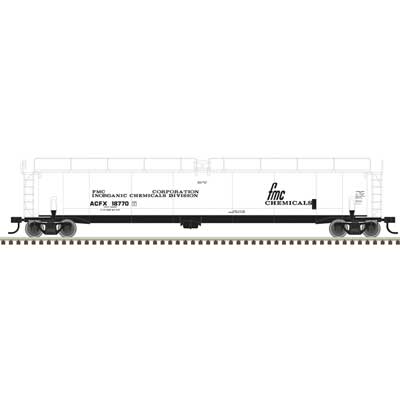 Atlas Master(R) ACF 33,000-Gallon Tank Car (20007882) | FMC Chemicals ACFX #18773 | HO Scale