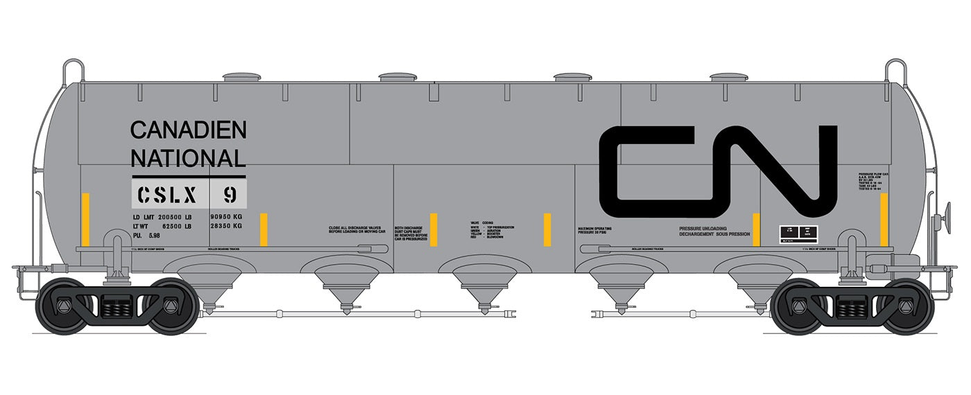 InterMountain Procor Pressure Flow Hopper (48912-02) | Holcim Canada ex CN #15 | HO Scale