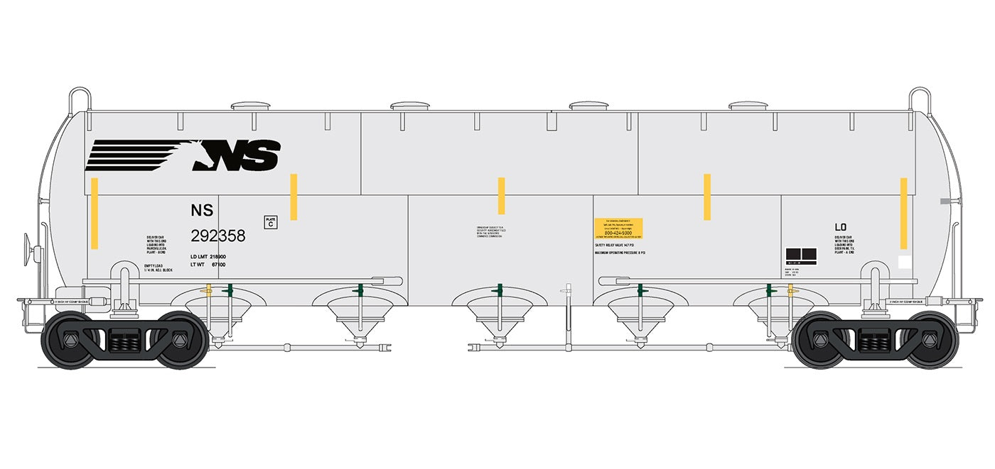 InterMountain (48915-04) | Procor Pressure Flow Hopper | Norfolk Southern #292372 | HO Scale