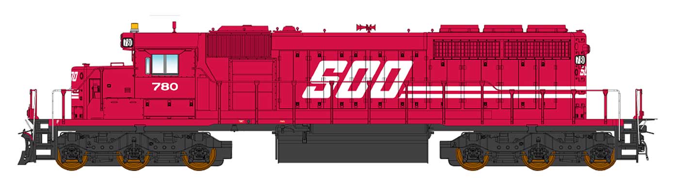InterMountain SD40-2 - Soo #780 - ESU LokSound/DCC - HO Scale