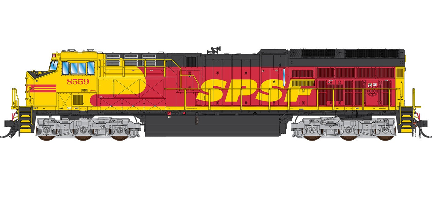 InterMountain GE Tier 4 GEVO ET44 Southern Pacific Santa Fe SPSF Heritage, DCC, LokSound, HO Scale