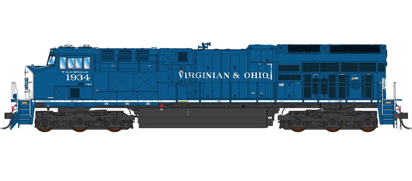 InterMountain GE Tier 4 GEVO ET44 Virginian & Ohio #1934, V&O, Heritage Allen McClelland, DCC, LokSound, HO Scale