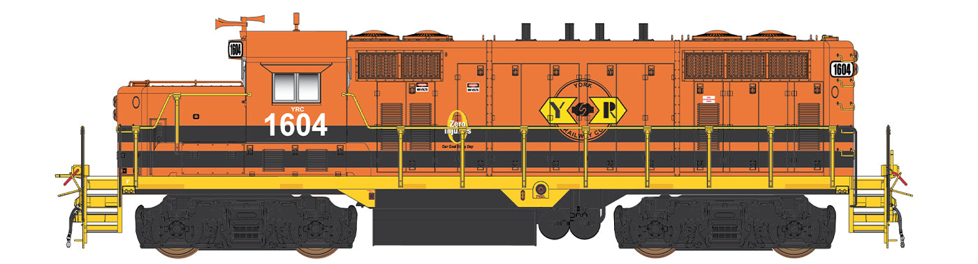 InterMountain (49830S-01) GP16 | Genesee & Wyoming - YRC Marks #1600 | DCC/Sound | HO Scale