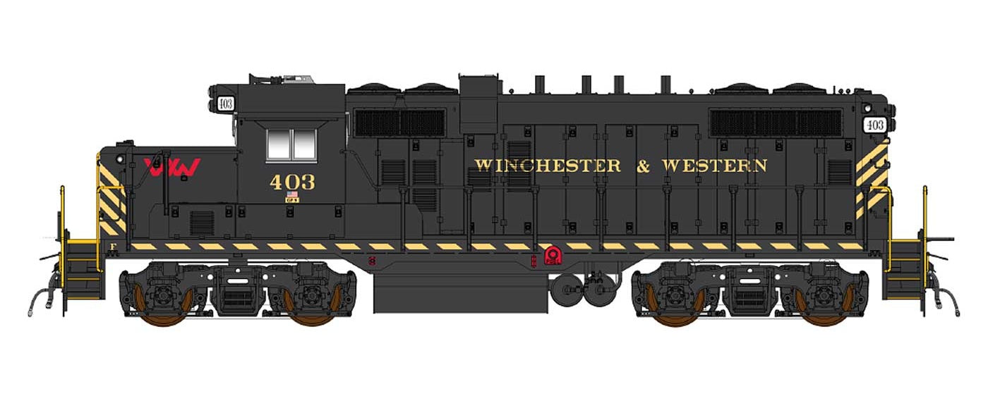 InterMountain GP10 Paducah - Winchester & Western #403 w/ Ditch Lights - ESU LokSound - DCC - HO Scale
