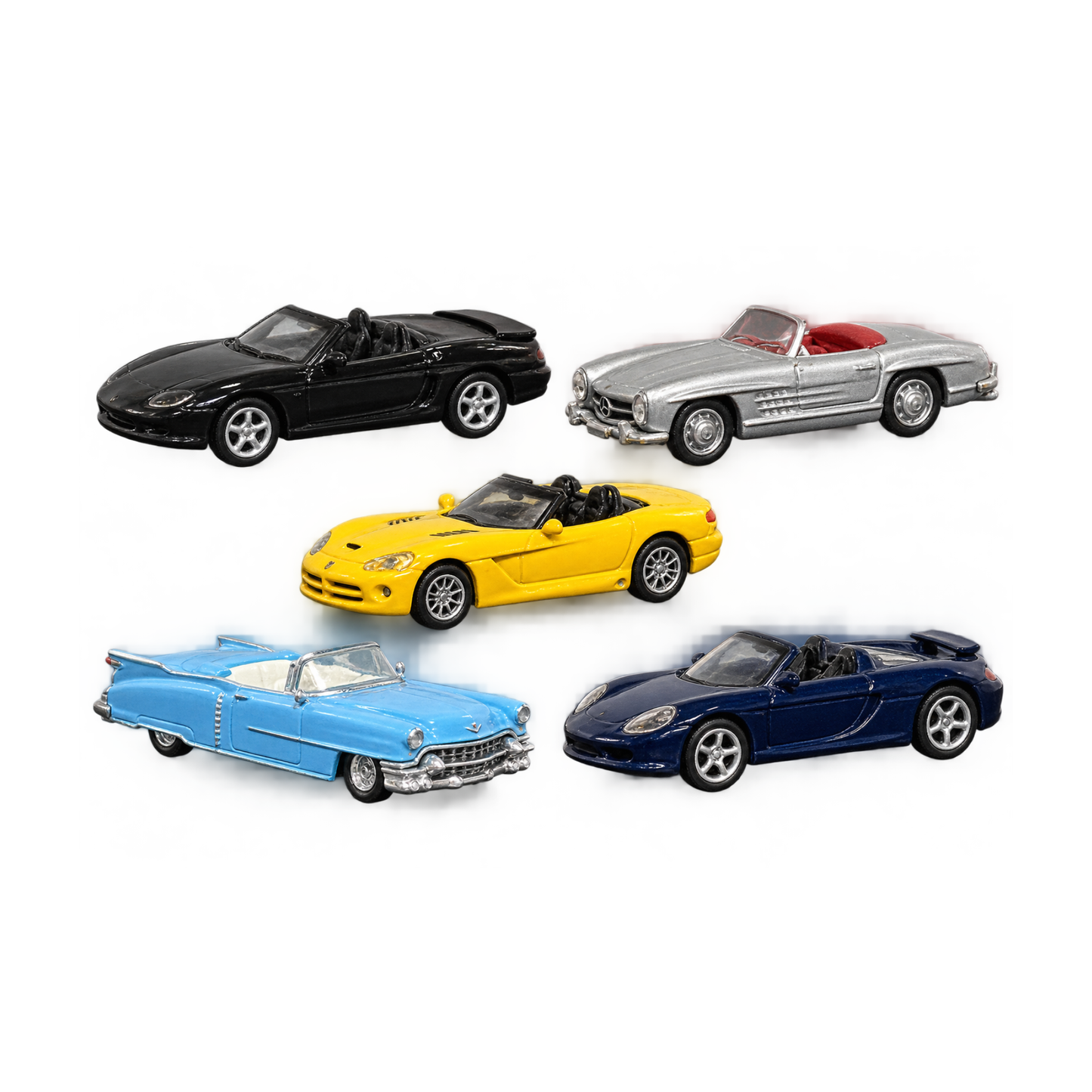 Unknown Brand Convertibles 5-Piece Assortment HO Scale (Pre-Owned)