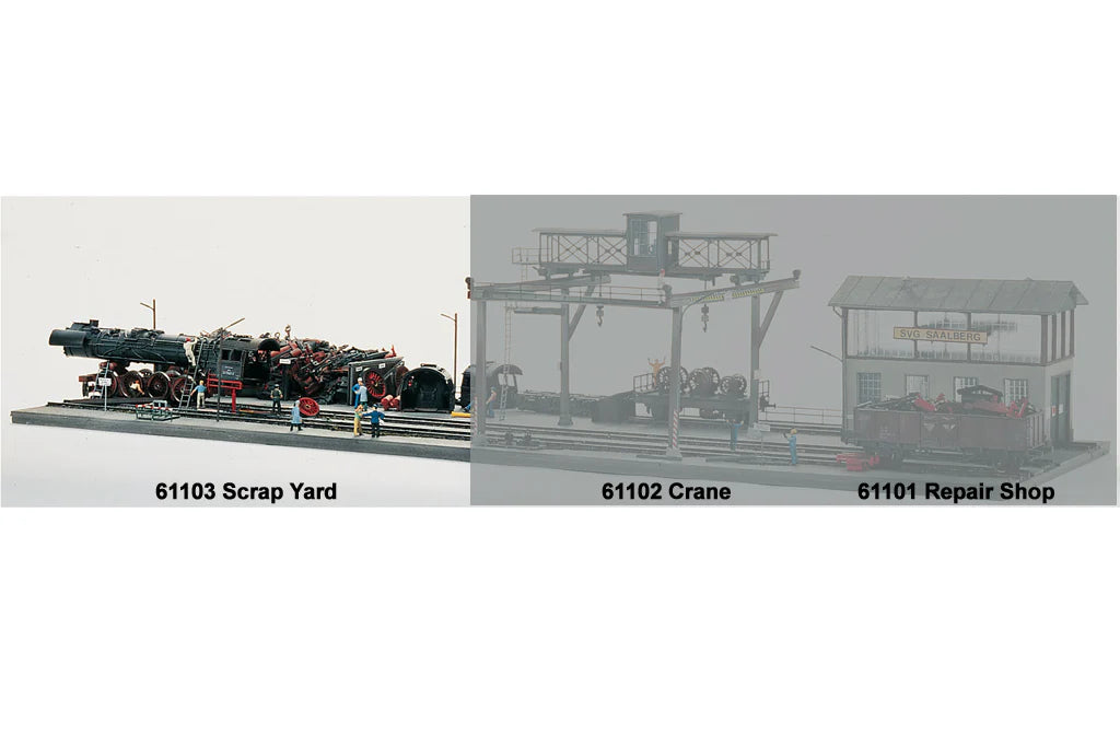 Piko Locomotive Scrap Yard - Building Kit - HO Scale