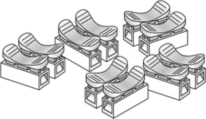 Woodland Scenics Just Plug(TM) - Accessory Splicer Plugs - Pkg of 12 - All Scales