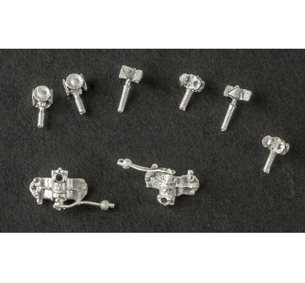 Details West (957) | Ground Throw Turnout Detail Bethlehem Model 22 | Pkg of 2 | HO Scale