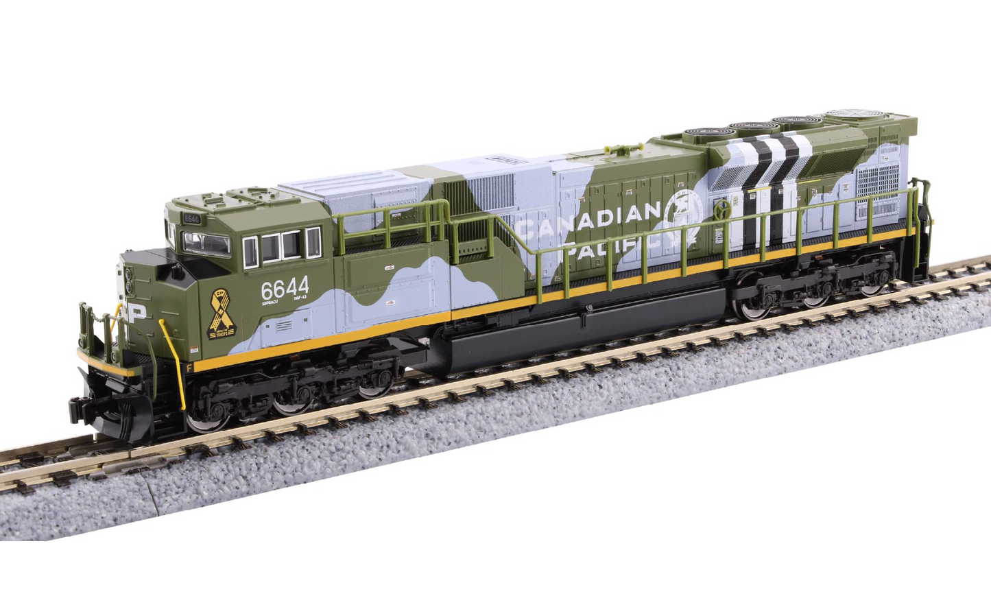 Kato SD70ACu - Canadian Pacific CP #6644 - D-Day - DCC & LokSound - N Scale