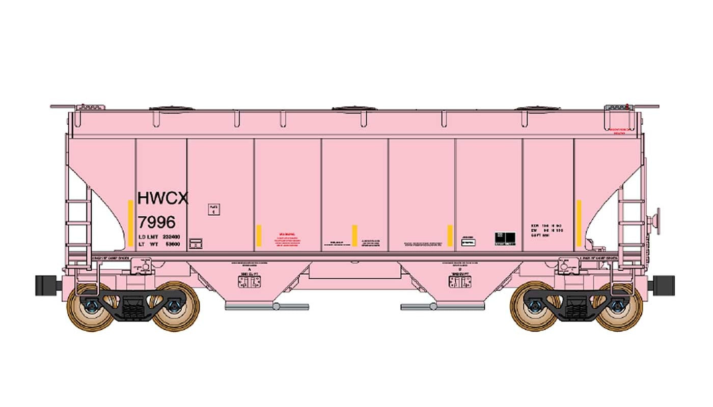 InterMountain 3281 Covered Hopper (669015) | Halliburton #7995 | N Scale