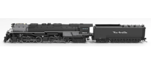 Broadway Limited UP Challenger 4-6-6-4 #3942, Black & Graphite, Coal Tender, Paragon4 Sound/DC/DCC, Smoke, N