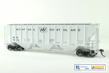 Home Shops-Tangent Montana Northland #7274 PS-4427 Covered Hopper, HO Scale