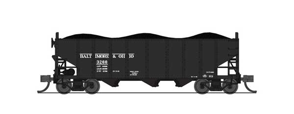 Broadway Limited Imports N&W Class H2A 3-Bay Hopper w/ Load - B&O Set A - 2 Pack - N Scale
