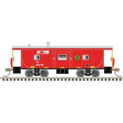 Atlas Master(R) (50007401) • International Steel Bay Window Caboose • Norfolk Southern #555761 • N Scale