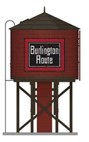 Broadway Limited Imports Operating Water Tower with Sound and Motorized Spout, CB&Q, HO Scale