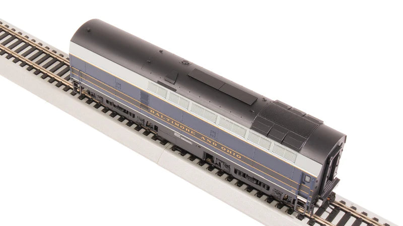 Broadway Limited RF-16 Sharknose A/B, B&O 857A/857X, As-Delivered, A-Unit Paragon4 Sound/DC/DCC, Unpowered B, HO Scale