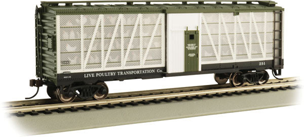 Bachmann (15901) | Poultry Stock Car | Live Poultry Transit Co. #251 | HO Scale
