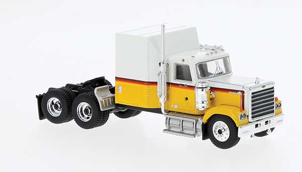Brekina Automodelle Chevrolet Bison Semi Tractor Only - Assembled - HO Scale