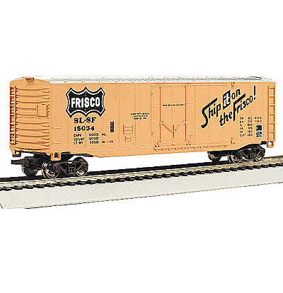 Bachmann Industries Silver Series(R) 50' Plug-Door Boxcar - Frisco #15034 - N Scale (NOS)